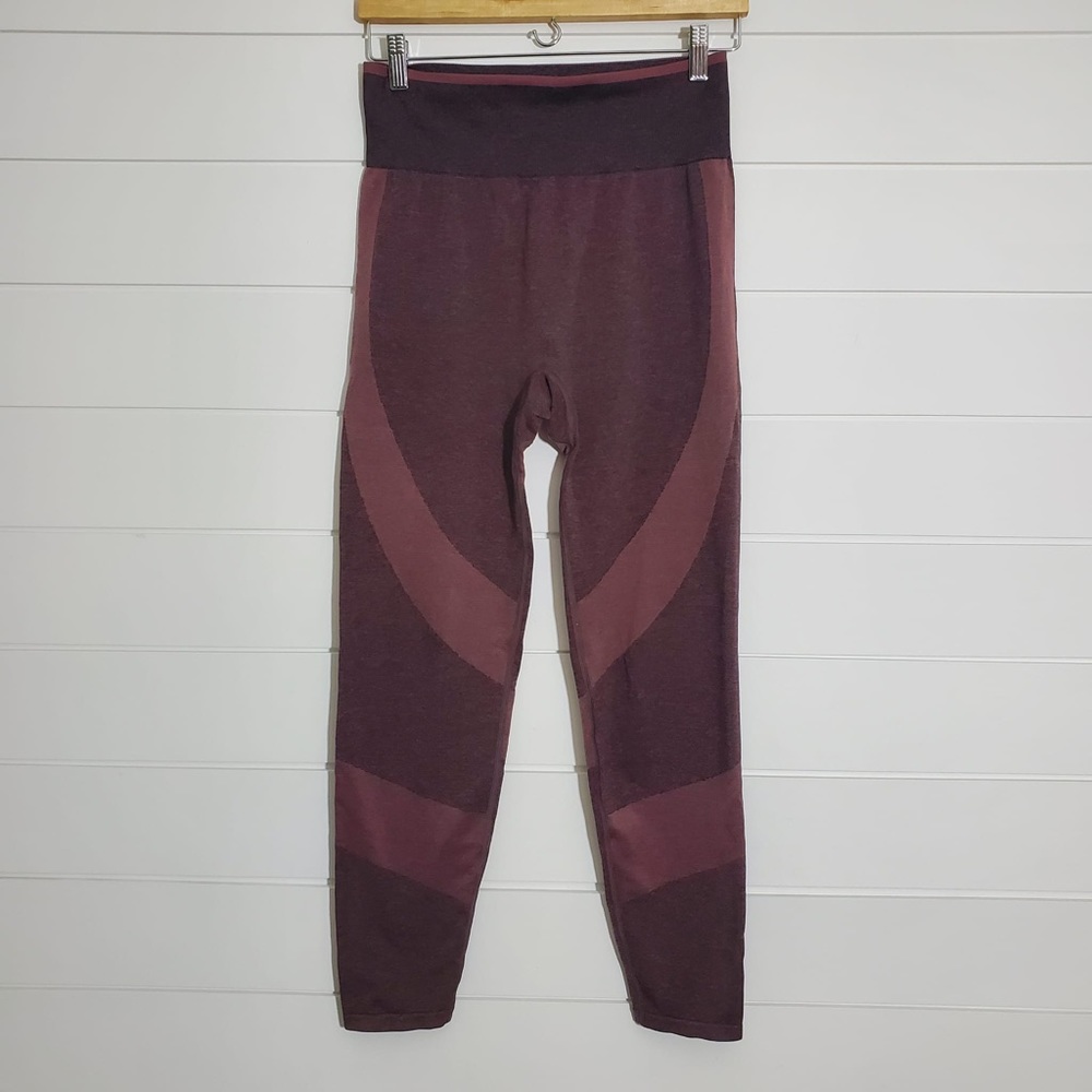 PINK Victorias‎ Secret Seamless Workout Legging Merlot Maroon Womens Size L